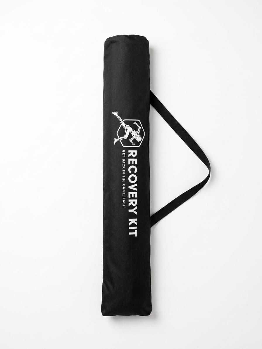 Recovery Walking Poles packed in their carry case