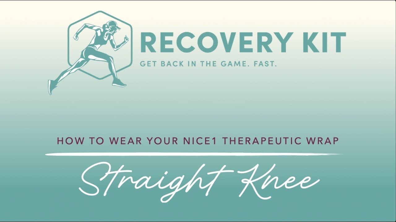 How to fit the NICE1 straight knee wrap