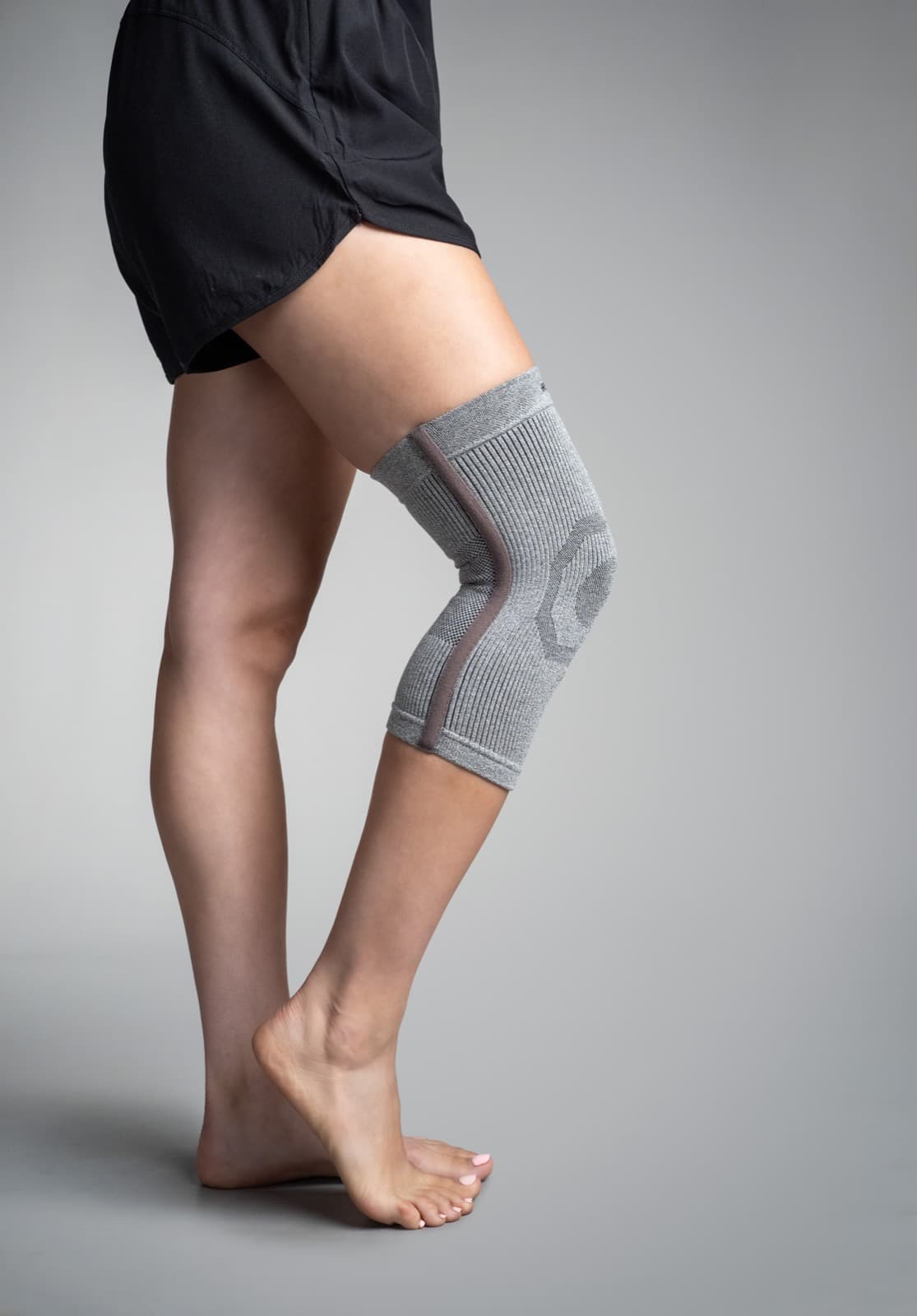 Incrediwear knee sleeve being worn